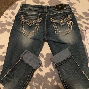 Miss Me cuffed skinny